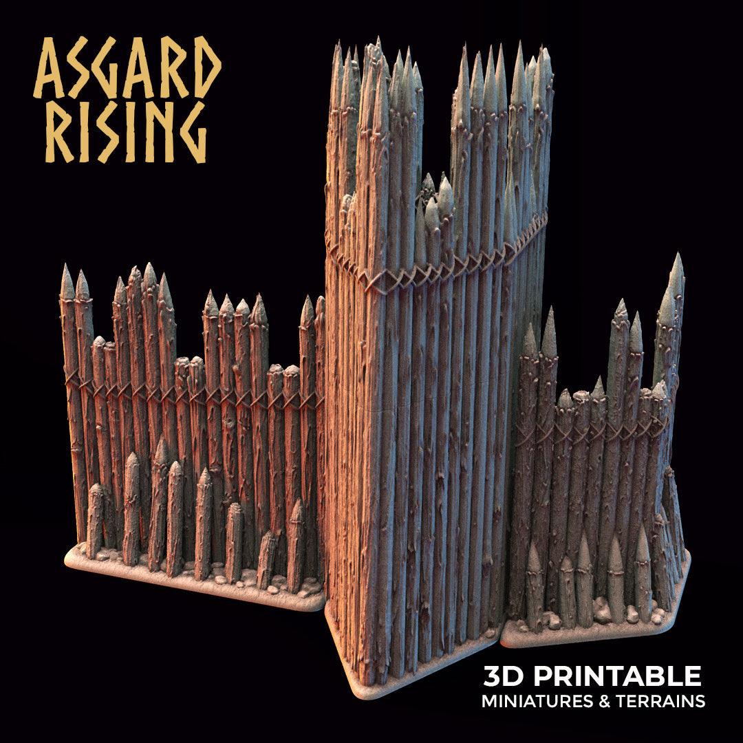 3D Printed Asgard Rising Defense Tower 28mm - 32mm Ragnarok D&D