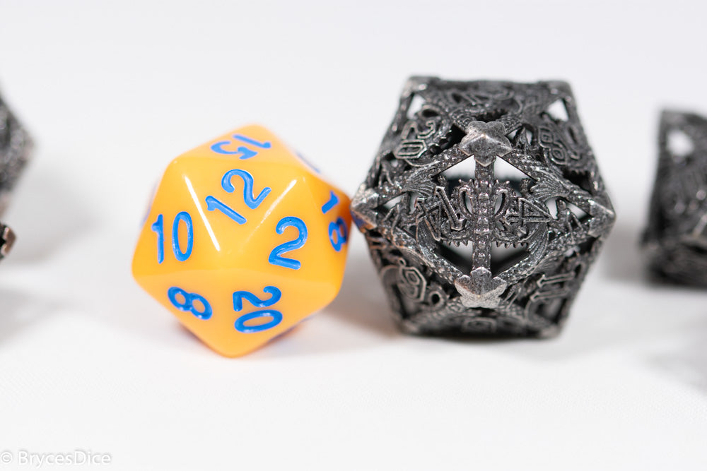 (Stoic Black) Deadly Dragon Dice: Shards of Oblivion Hollow Metal