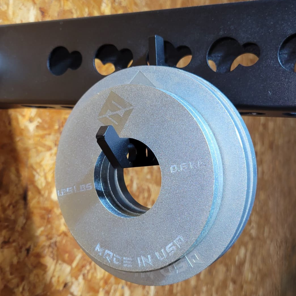 IronKeep QuickHang Storage Hook – ¼” USA Steel Quick-Attach Rack Hook for Weight Plates, Bands & Cable Attachments