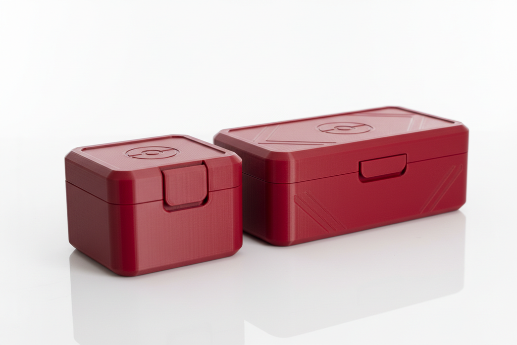 Both Red Pokémon Card Box Sizes