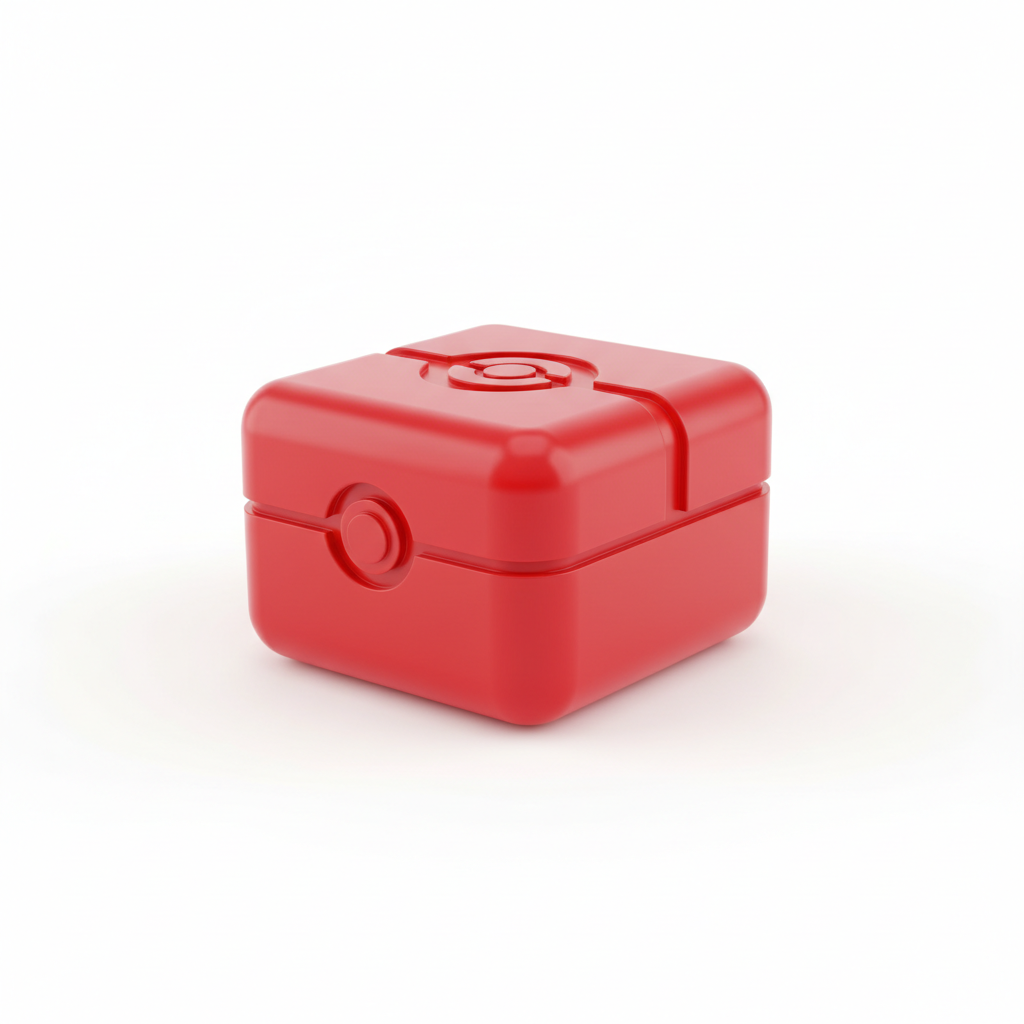 Compact Pokémon Red Card Box