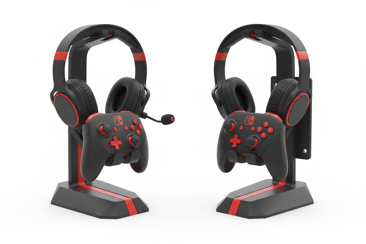 Gaming Station Desktop + Wall Mount Combo