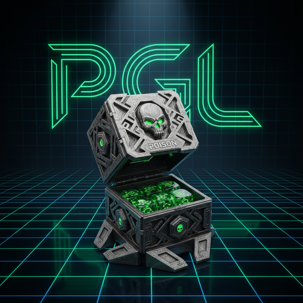 3D Printed MTG Poison Counter Dice Box - Phantom Grid Laboratory