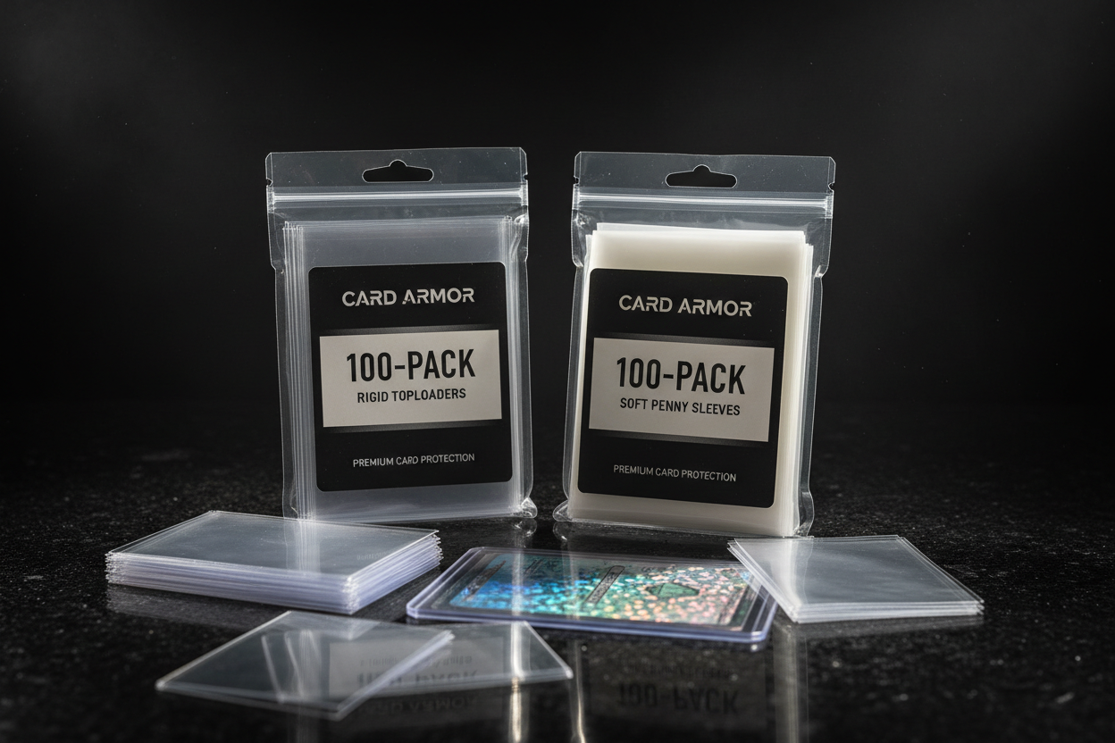 Trading Card Toploaders 100-Pack