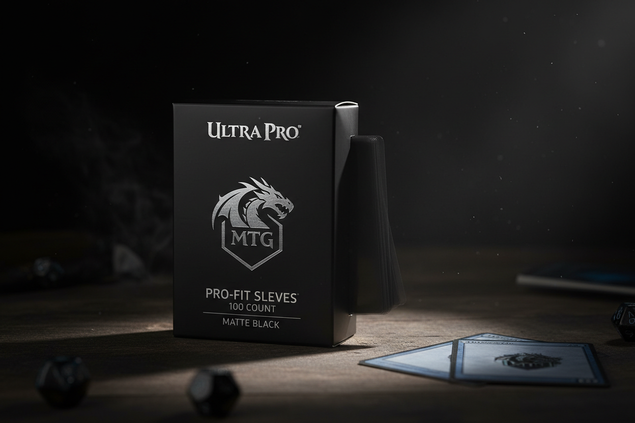MTG Card Sleeves 100-Pack Matte Black