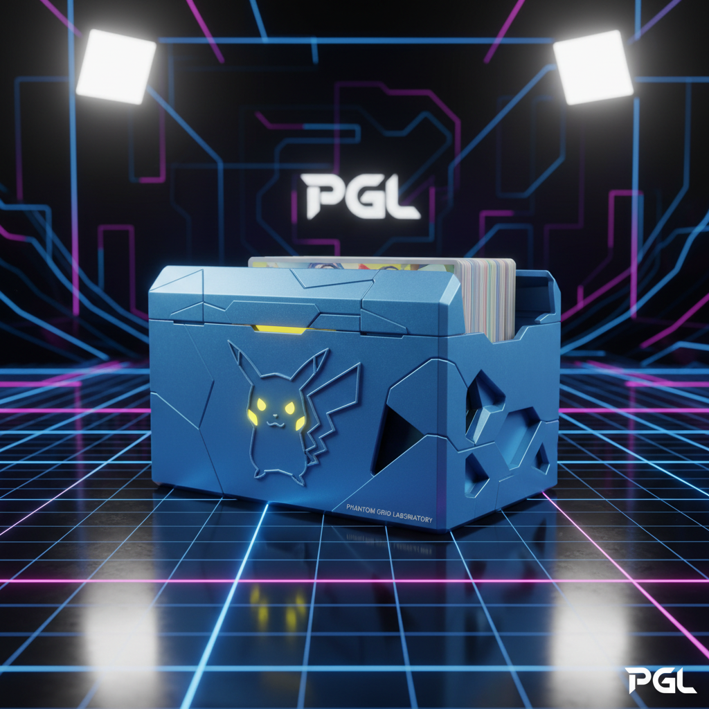 Custom 3D Printed Pokémon Card Box - Phantom Grid Laboratory