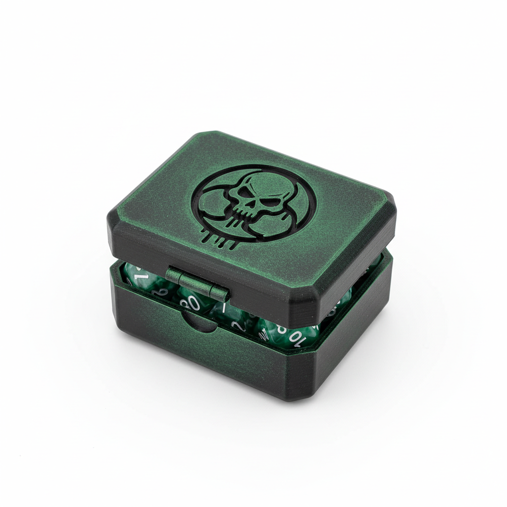 MTG Poison Counter Dice Box Closed